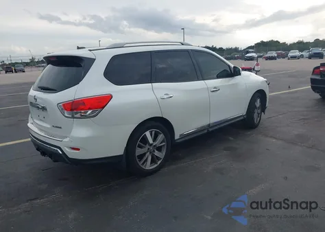 2015 Nissan Pathfinder Platinum z USA, uszkodzony, nr VIN 5N1AR2MN3FC618069